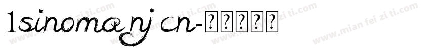 1sinoma nj cn字体转换